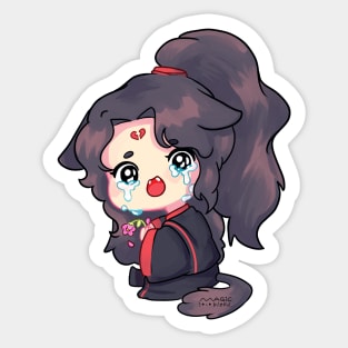 crying binghe Sticker